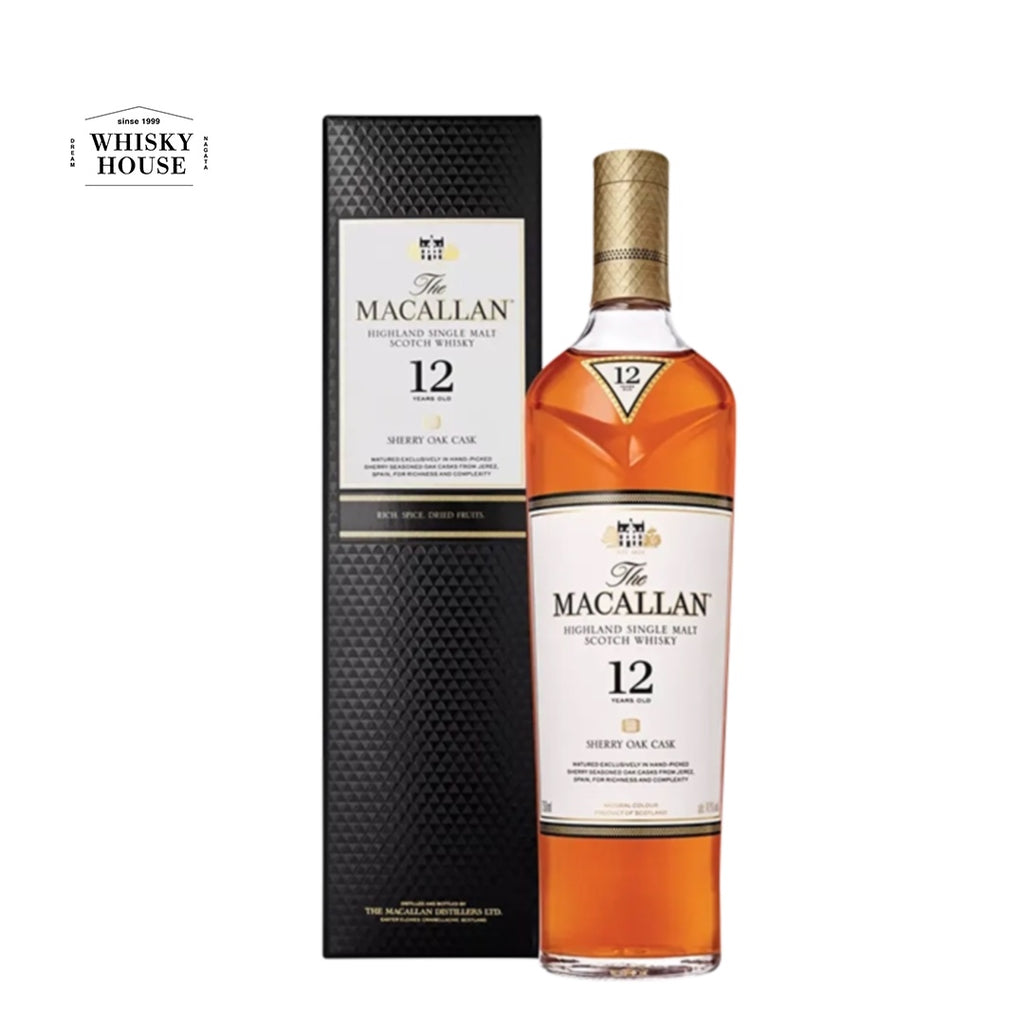 The Macallan 12年 シェリーオーク樽 ザ・マッカラン シェリーオーク 12年 – ウイスキーハウス ドリーム長田